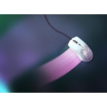 Glorious Pc Gaming Race Model O Wired Gaming Mouse, Rgb 67G Lightweight Ergonomic, Backlit Honeycomb Shell Design Mice (Matte White)