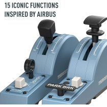 Thrustmaster Tca Quadrant Add-On Airbus Edition, Ergonomic Airbus Replicas, Airliner Functions, Speed Brake Lever, Flaps Management, Magnetic Technology, Compatible With Pc