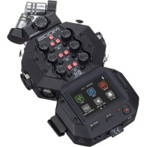 Zoom H8 Portable Recorder (Compatible Upto 12-Track Recording) 6 Inputs, Touchscreen/Usb Audio Interface, Battery Powered, For Stereo/Multitrack Audio, Video, Podcasting And Music