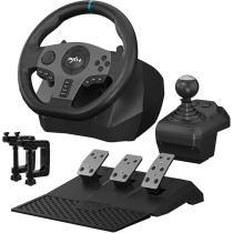 Pxn V9 Driving Racing Steering Wheel With Pedals, Gear Shifter, 270/900 Degree Racing Simulator, Compatible With Pc, Ps3, PS4, For Switch