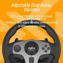 Pxn V9 Driving Racing Steering Wheel With Pedals, Gear Shifter, 270/900 Degree Racing Simulator, Compatible With Pc, Ps3, PS4, For Switch