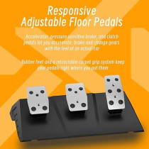 Pxn V9 Driving Racing Steering Wheel With Pedals, Gear Shifter, 270/900 Degree Racing Simulator, Compatible With Pc, Ps3, PS4, For Switch