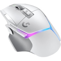 Logitech G502 X Plus Lightspeed Wireless Optical Mouse - Lightforce Hybrid Switches, Lightsync Rgb, Hero 25K Gaming Sensor, Compatible With Pc - Macos/Windows, White