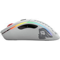 Glorious Model D Wireless Gaming Mouse, Ultralight Mouse, White Ergonomic Mouse, Gaming Mouse Honeycomb (Matte White Mouse)