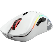 Glorious Model D Wireless Gaming Mouse, Ultralight Mouse, White Ergonomic Mouse, Gaming Mouse Honeycomb (Matte White Mouse)