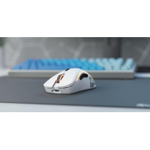 Glorious Model D Wireless Gaming Mouse, Ultralight Mouse, White Ergonomic Mouse, Gaming Mouse Honeycomb (Matte White Mouse)
