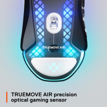 SteelSeries Aerox 9 Wireless Gaming Mouse, Ultra Lightweight Mmo/Moba – 89G – 18 Programmable Buttons – Bluetooth/2.4 Ghz – Ip54 Water Resistant – 180 Hr Battery, Black