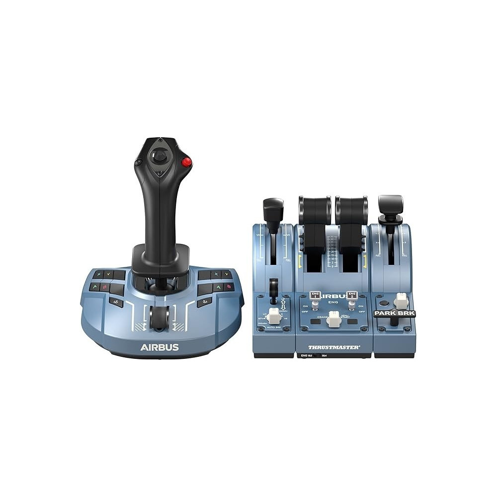 Thrustmaster Tca Captain Pack X Airbus Edition, Ergonomic Replicas Of Airbus Sidestick And Throttle Quadrant, Officially Licensed For Xbox Series X/S And Pc, Ambidextrous, Built-In Airliner Function