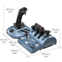 Thrustmaster Tca Captain Pack X Airbus Edition, Ergonomic Replicas Of Airbus Sidestick And Throttle Quadrant, Officially Licensed For Xbox Series X/S And Pc, Ambidextrous, Built-In Airliner Function