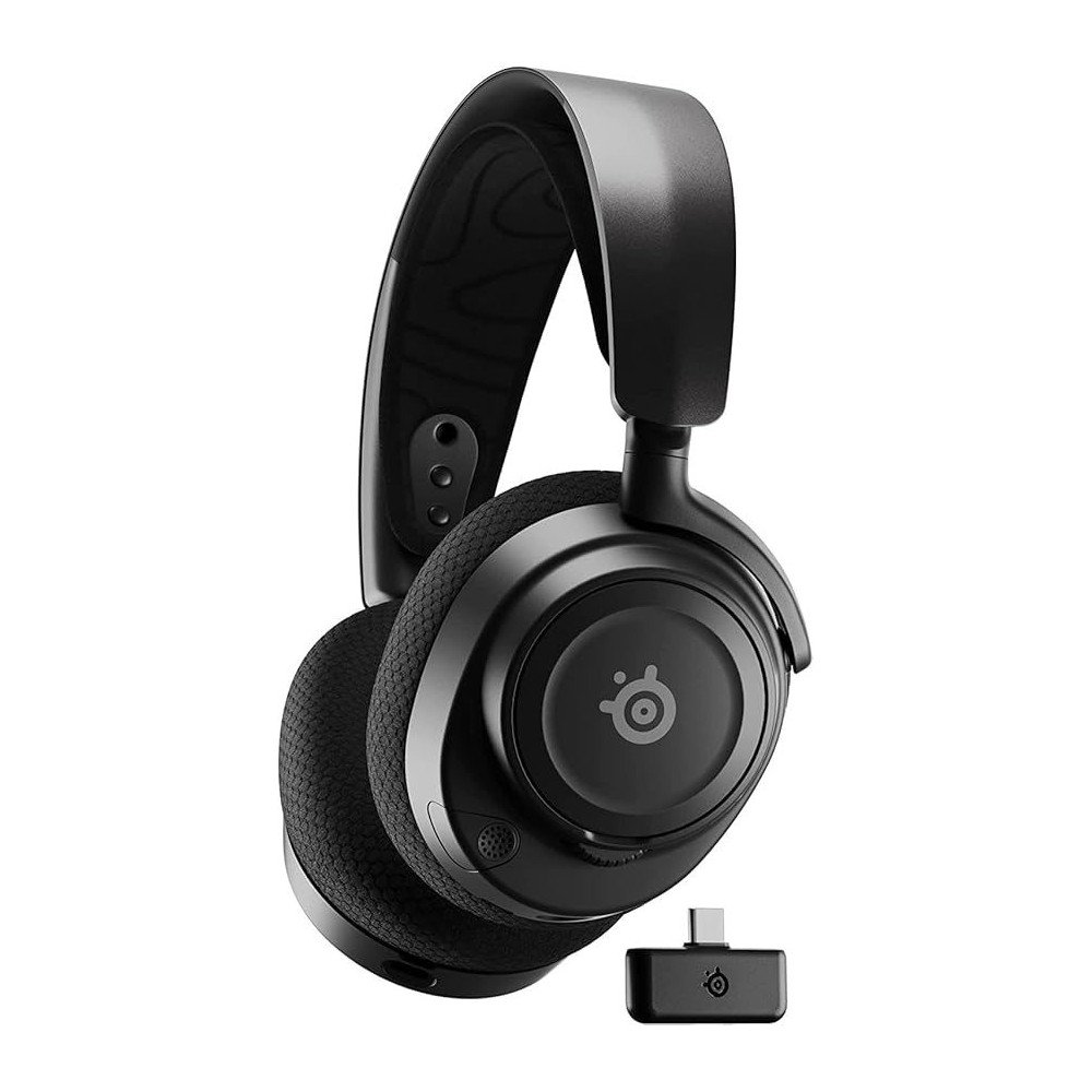 SteelSeries Arctis Nova 7 Wireless Multi-Platform Gaming Headset - Neodymium Magnetic Drivers - Dual Wireless 2.4Ghz And Bluetooth - 38Hr Usb-C Battery - Clearcast Gen2 Ai Mic - Pc, PS5, Switch, Mobile