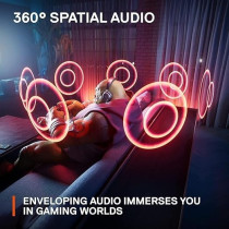 SteelSeries Arctis Nova 7 Wireless Multi-Platform Gaming Headset - Neodymium Magnetic Drivers - Dual Wireless 2.4Ghz And Bluetooth - 38Hr Usb-C Battery - Clearcast Gen2 Ai Mic - Pc, PS5, Switch, Mobile