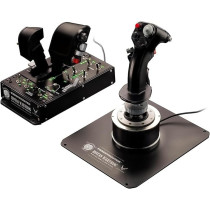 Thrustmaster Hotas Warthog Flight Stick, Throttle And Control Panel For Flight Simulation, Official Replica Of The U.S Air Force A-10C Aircraft Compatible With Pc