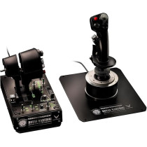 Thrustmaster Hotas Warthog Flight Stick, Throttle And Control Panel For Flight Simulation, Official Replica Of The U.S Air Force A-10C Aircraft Compatible With Pc