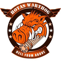 Thrustmaster Hotas Warthog Flight Stick, Throttle And Control Panel For Flight Simulation, Official Replica Of The U.S Air Force A-10C Aircraft Compatible With Pc