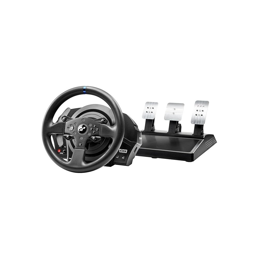 Thrustmaster T300Rs Gt, Racing Wheel And 3 Pedals, Ps4 And Pc, Realsimulator Force Feedback, Brushless Motor, Dual-Belt System, Magnetic Technology, Interchangeable Wheel, Works With Ps5 Games