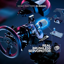 Thrustmaster T300Rs Gt, Racing Wheel And 3 Pedals, Ps4 And Pc, Realsimulator Force Feedback, Brushless Motor, Dual-Belt System, Magnetic Technology, Interchangeable Wheel, Works With Ps5 Games