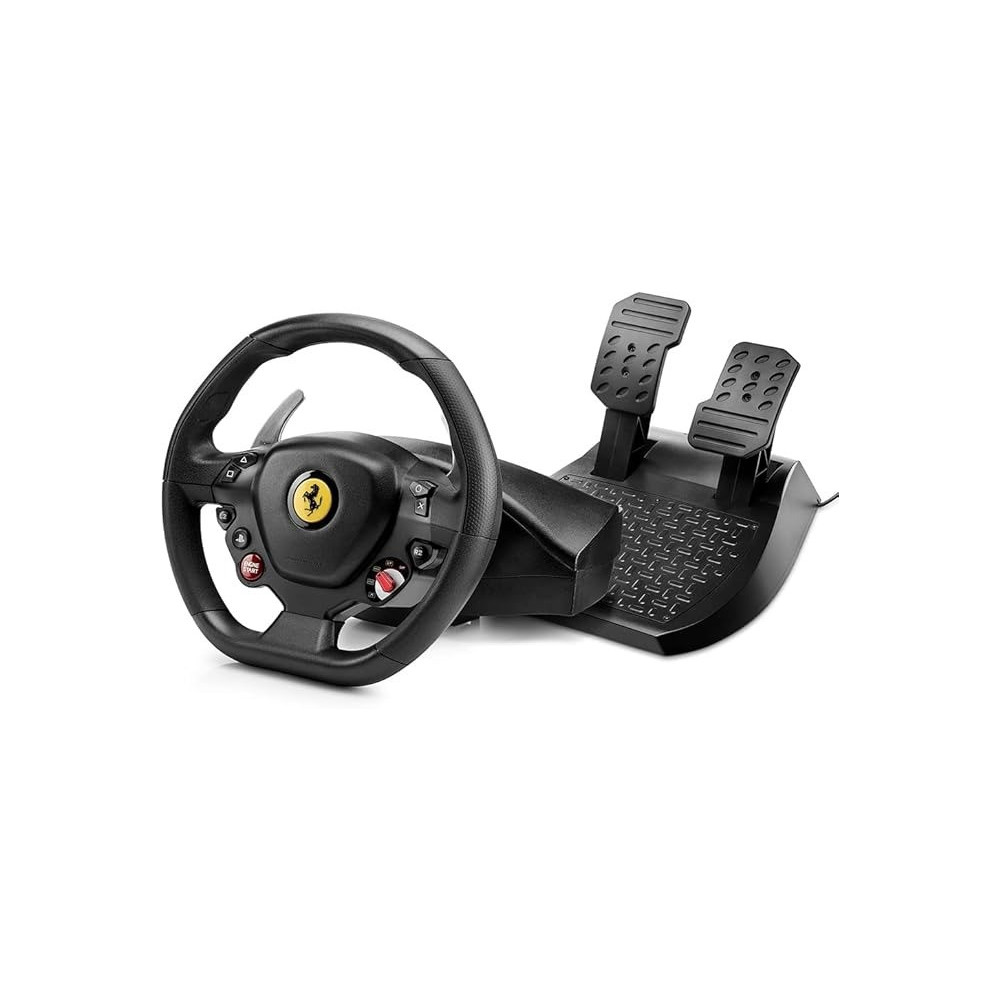 Thrustmaster T80 Rw Ferrari 488 Gtb Steering Wheel, Realistic Driving Experience For Playstation Become The King Of The Track, Pc/Ps4/Ps5