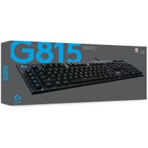 Logitech G Logitech G815 Light Sync Rgb Mechanical Gaming Keyboard With Low Profile Gl Click Key Switch, 5 Programmable G-Keys,Usb Passthrough, Dedicated Media Control