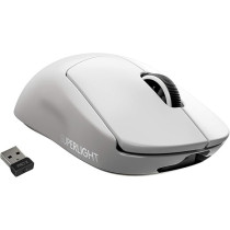 Logitech G Pro Superlight Wireless Gaming Mouse, Ultra Lightweight 63 G, Hero 25K Sensor, 25,600 Dpi, 5 Programmable Buttons, Long Battery Life, On-Board Memory, For Esports, Compatible With Pc-White