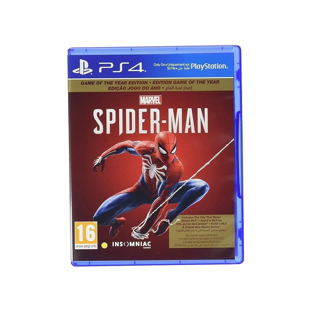 Insomniac Games Marvels Spider-Man Game Of The Year Edition, English/Arabic, Ps4