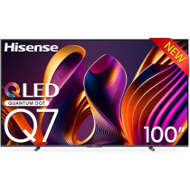 Hisense 100 Inch 4K 144Hz QLED VIDAA Dolby Atmos HDR Smart TV, Black