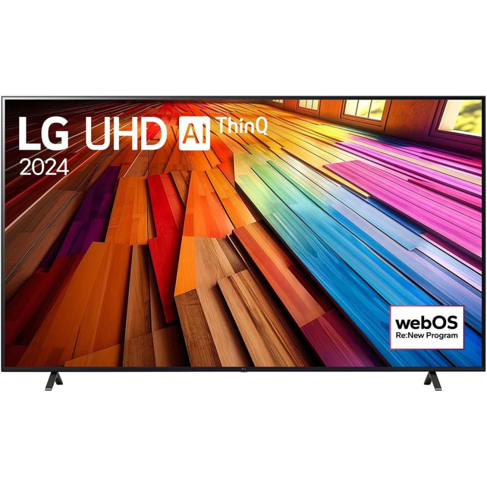 LG 86 Inch UHD UT80 4K Smart TV AI Magic Remote HDR10 WebOS24, Black