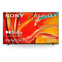 Sony BRAVIA 7 85 Inch, Mini LED XR QLED, Perfectly Balanced For Movies, PS5 Gaming And Sports, 4K HDR Smart TV, Google TV