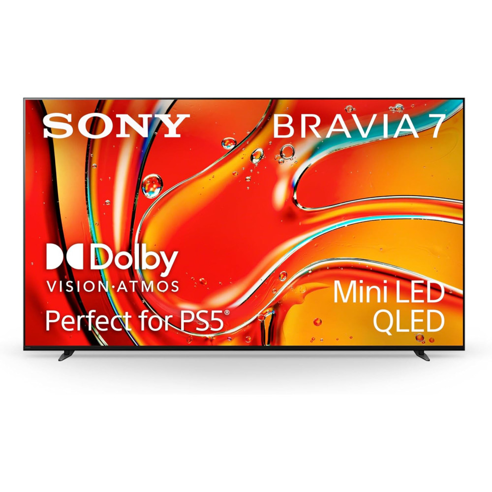 Sony BRAVIA 7 85 Inch, Mini LED XR QLED, Perfectly Balanced For Movies, PS5 Gaming And Sports, 4K HDR Smart TV, Google TV