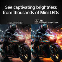 Sony BRAVIA 7 85 Inch, Mini LED XR QLED, Perfectly Balanced For Movies, PS5 Gaming And Sports, 4K HDR Smart TV, Google TV