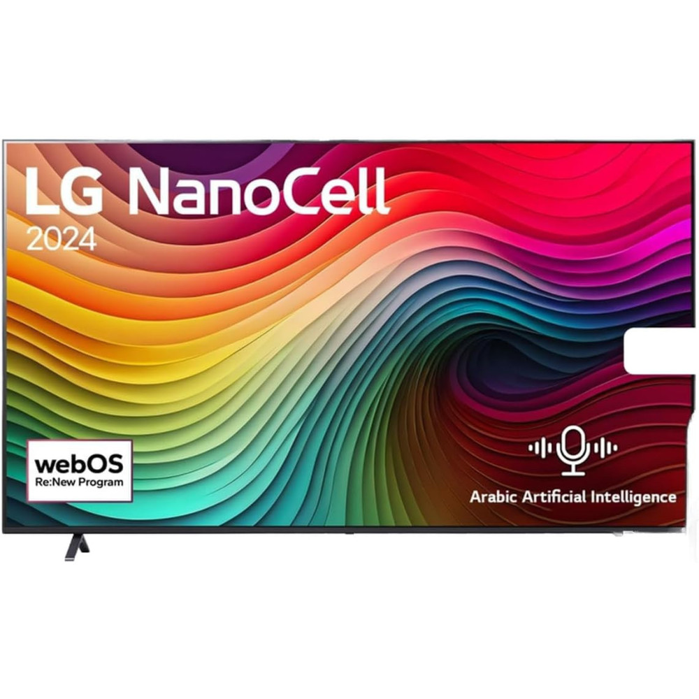 LG 86 Inch NanoCell NANO81 4K Smart TV AI Magic Remote HDR10 webOS24 2024 Black