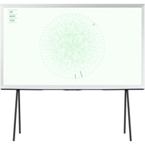 Samsung The Serif Smart TV, Lifestyle TV, 55 Inch, 2024, 360 All Round Design, Matte Display, Detachable Stand, Samsung TV Plus, Cloud White, QA55LS01DAUXZN