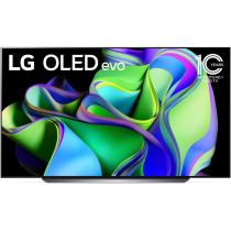 LG OLED65C36LA.AMAG Evo C3 Series OLED 4K Smart TV, 65 Inch Size, Black
