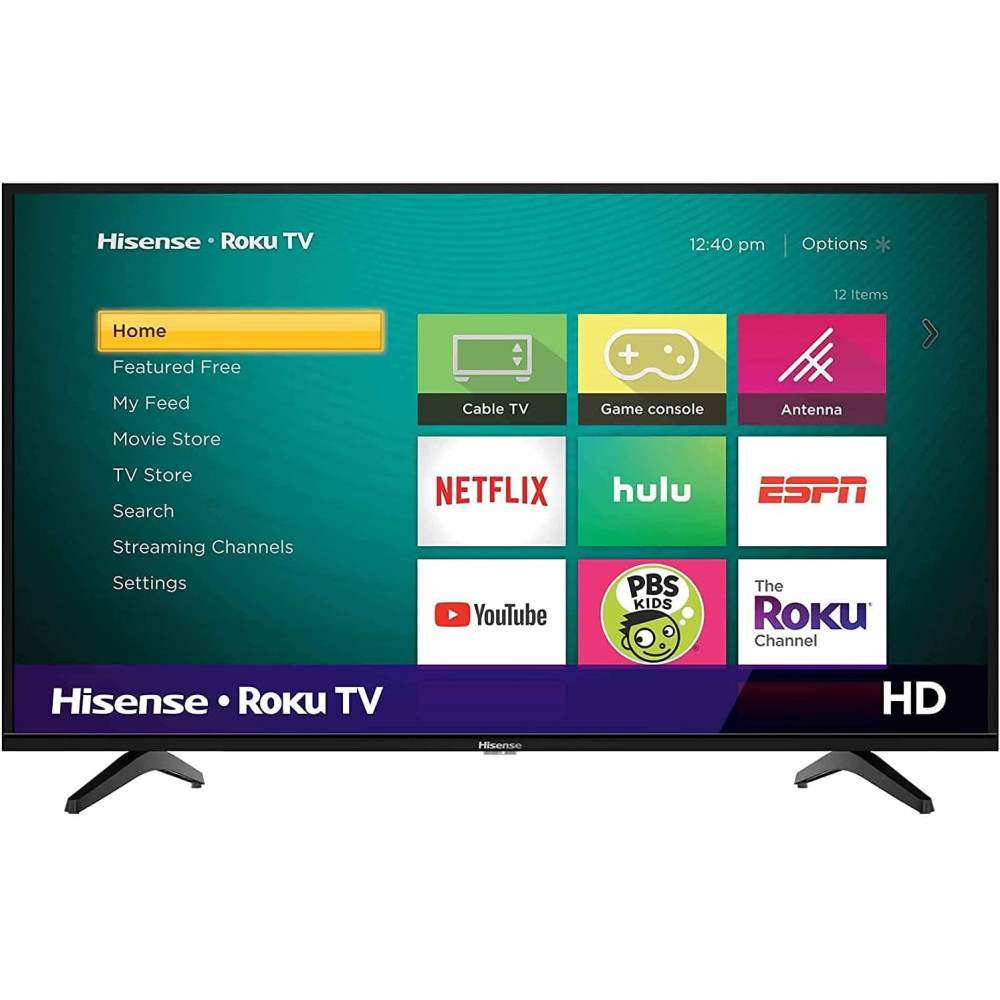 Hisense 32 Inch TV 4K FHD Smart TV, With Dolby Vision HDR, DTS Virtual X, YouTube, Netflix, Freeview Play And Alexa Built-in, Bluetooth And WiFi Black Model 32A4GTUK