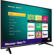 Hisense 32 Inch TV 4K FHD Smart TV, With Dolby Vision HDR, DTS Virtual X, YouTube, Netflix, Freeview Play And Alexa Built-in, Bluetooth And WiFi Black Model 32A4GTUK