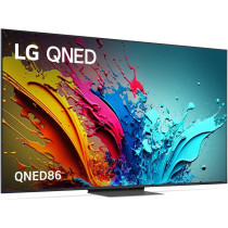 LG 65 Inch Qned Qned86 4K Smart Tv Ai Magic Remote Hdr10 Webos24 2024 65Qned86T6A.Amve Black