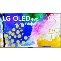LG OLED evo TV 65 Inch G2 series, Gallery Design 4K Cinema HDR webOS22 With ThinQ AI Pixel Dimming, Black, OLED65G26LA-AMAG