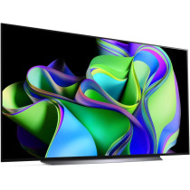LG OLED Evo C3 77 Inch 4K Smart TV, Black