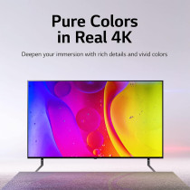 LG 65 Inch Nano 4K Ultra HD LED Smart TV, Black