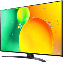 LG NanoCell TV 65 Inch NANO79 Series 4K Active HDR WebOS22 With ThinQ AI, Black