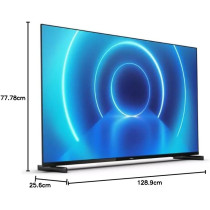 Philips 58 Inch UHD Smart TV, Black