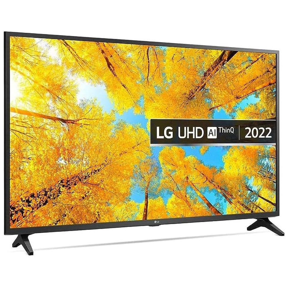 LG 55 Inch UHD TV 4K Active HDR WebOS Smart AI ThinQ Smart TV, Black