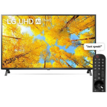LG 55 Inch UHD TV 4K Active HDR WebOS Smart AI ThinQ Smart TV, Black