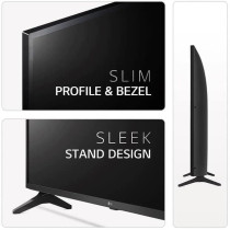 LG 55 Inch UHD TV 4K Active HDR WebOS Smart AI ThinQ Smart TV, Black