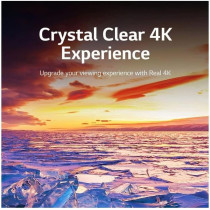 LG 55 Inch UHD TV 4K Active HDR WebOS Smart AI ThinQ Smart TV, Black