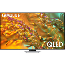 Samsung QLED Q80D 75 Inch NQ4 AI Gen2 Processor 4K Smart TV, Eclipse Silver