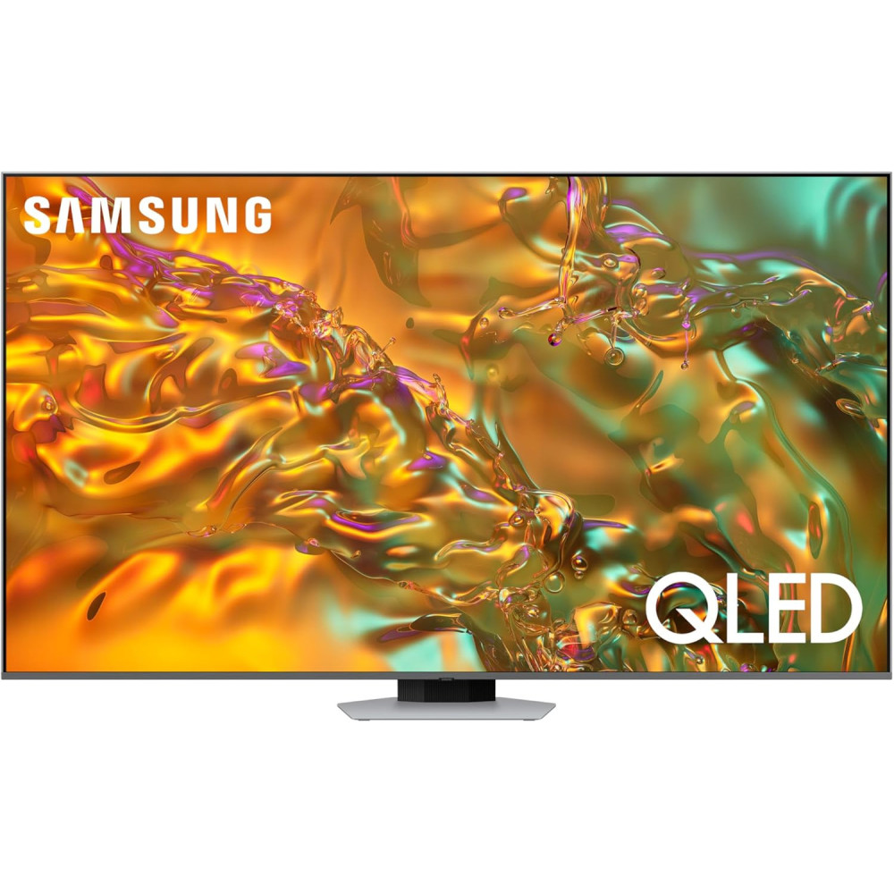 Samsung QLED Q80D 75 Inch NQ4 AI Gen2 Processor 4K Smart TV, Eclipse Silver