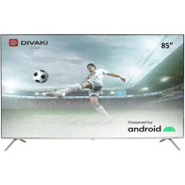 Divaki 85 Inch LED UHD 4K Smart TV, Black