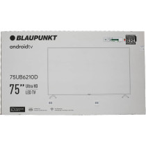 Blaupunkt 75 Inch TV 4K-UHD Smart TV Android TV, Black