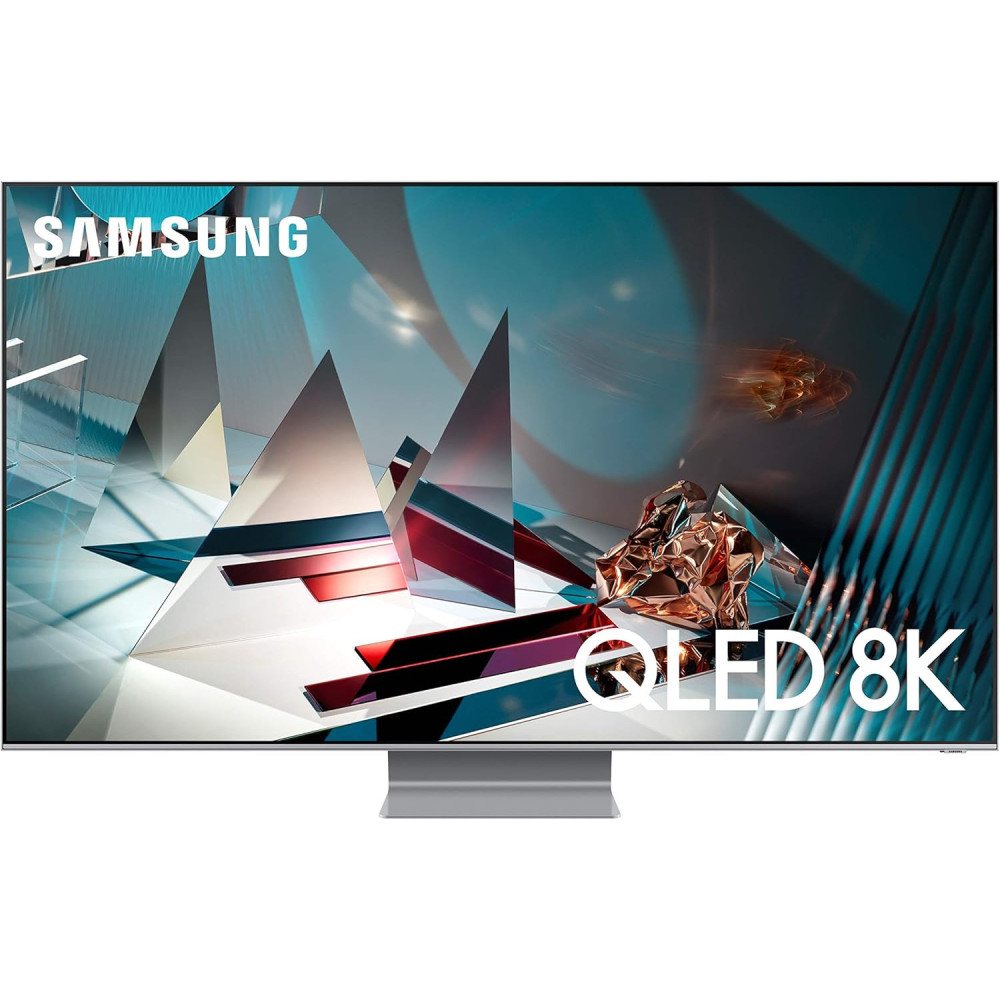 Samsung 65 Inch Q800T QLED 8K Smart TV, Eclipse Silver