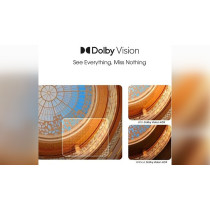 Hisense A6 Series 50-Inch 4K UHD Smart LED TV 50A61K Black